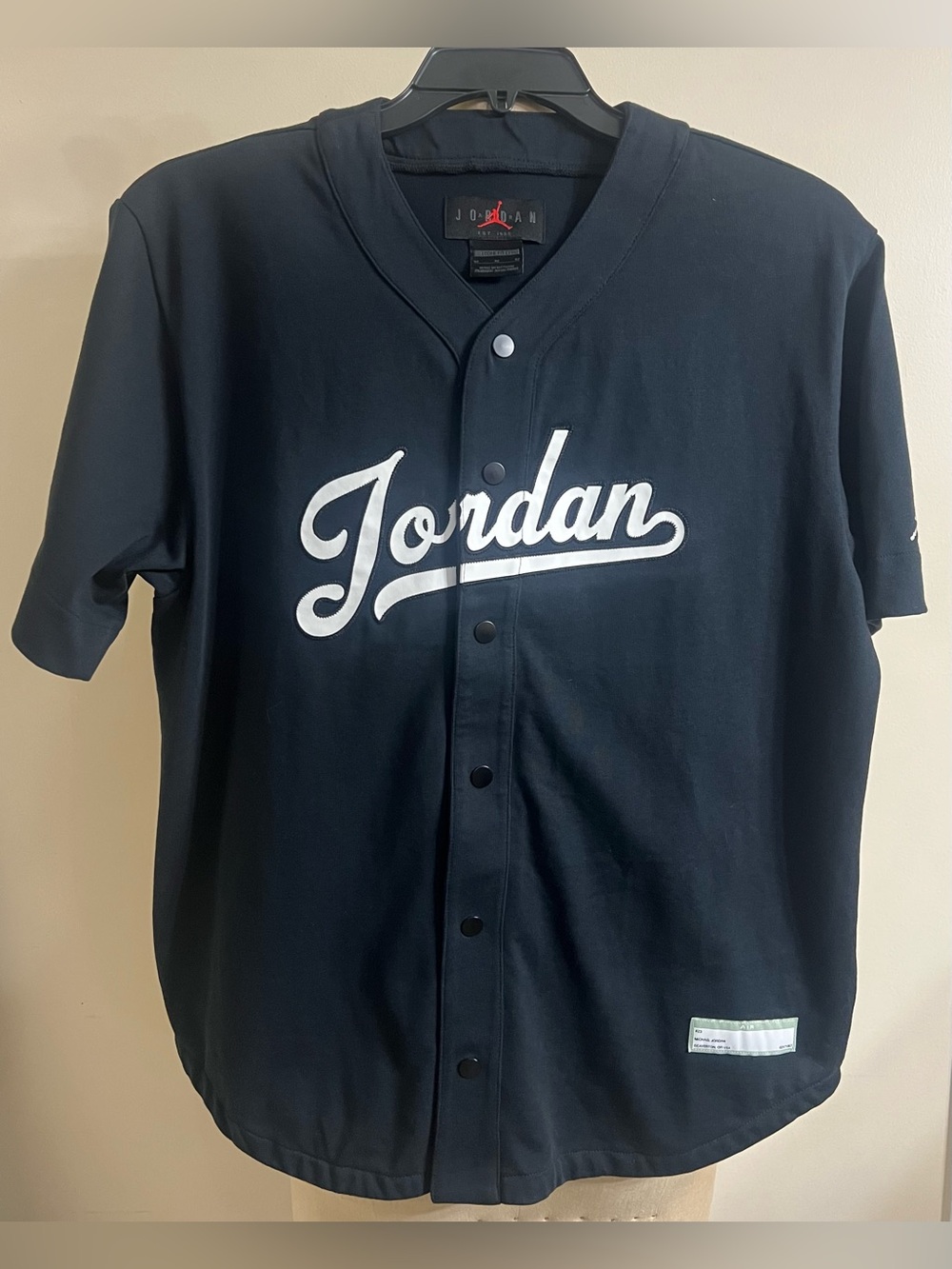 Air Jordan Baseball Loose Fit Jersey Shirt Mens Size Medium